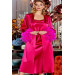 Satin Nightgown Dressing Gown Set