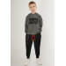 Skate Navy Blue Boy Tracksuit Set