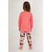 Magic Pink Girl Long Sleeve Pajama Set