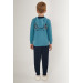 Boy Licensed Zippered Uspa Detailed Tracksuit Set