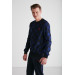 Men Round Collar Pajama Set