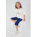 Inclined Writings Girls Capri Set