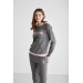 Women Hooded Pajama Set