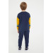 Knee Detailed Boy Tracksuit Set