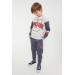 Knee Detailed Boy Tracksuit Set