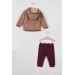 Baby Girl Long Sleeve Fleece Set