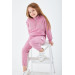 Girl Half Zipper Tracksuit Set