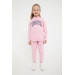 Classic Candy Pink Girls Tracksuit Set