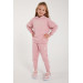 Classic Candy Pink Girls Tracksuit Set