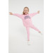 Classic Candy Pink Girls Tracksuit Set