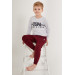 Pattern Boy Long Sleeve Pajama Set