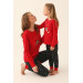 Wonderful Days Red Women Long Sleeve Pajama Set