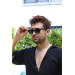 Men Sunglasses Shiny Black
