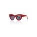 نظارة شمس نسائية حمراء مزينة