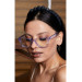 Unisex Blue Light Protective Glasses Transparent Light Lilac