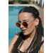 Unisex Sunglasses Transparent Matte White