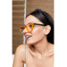 نظارة ضد الاشعة الزرقاء مناسبة للجنسين برتقالية