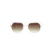 Gold Brown Unisex Sunglasses