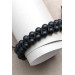 Steel Bracelet Black Men