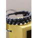 Steel Bracelet Black Men