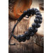 Steel Bracelet Black Men