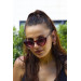 Women Sunglasses Burgundy