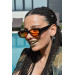 نظارات شمسية للنساء سوداء مزينة