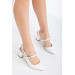 Karsu High Heel Shoes White