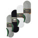 Mens 12 Piece Mixed Color Bamboo Sneakers Socks Set Anti Slip