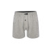 Tolin Cotton Mens Gray Melange Single Jersey Shorts Boxer