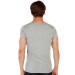 12 Pack Cotton Gray Melange Mens Jersey Vneck Undershirt