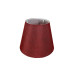 Lampshade Head Ready Made Hat Red Gray Fabric