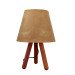 Wooden Lamp With Three Legs, Honey, Number 2