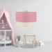 Single Pink Woven Pendant Lamp Bedroom Young Room Chandelier