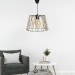 Cabo Authentic Metal Rope Chandelier Living Room Cafe Pendant Lamp