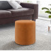Comfort Cylinder Pouf Orange Light Comfortable Multi Purpose