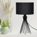 Large Size Lampshade With Metal Cage Body And Cylinder Fabric Headboard