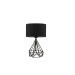Metal Cage Black Fabric Cylinder Design Lampshade