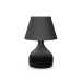 Classic Metal Lamp With A Gray Fabric Head