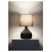 Classic Metal Lamp With Brown Fabric Head