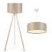 North Home Tripod Floor Lamp And Ceiling Set