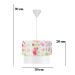 Shaped Chandelier Baby Room Pvc Printed Pendant Lamp