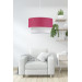 Single Pendant Lamp Chandelier Fuchsia Fabric Living Room Bedroom Entrance