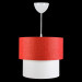 Pasta Single Pendant Lamp Chandelier Red Woven