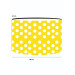 Practical Replacement Floor Lamp Head Yellow With White Polka Dot Fabric