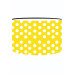 Practical Replacement Floor Lamp Head Yellow With White Polka Dot Fabric