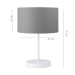 Modern Lampshade With Pu White Metal Legs