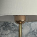 Gold Metal Leg Lampshade Cream Fabric Headboard Bedroom Lampshade