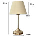 Gold Metal Stand Lampshade Powder Fabric Headboard Bedroom Lampshade