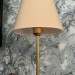 Gold Metal Leg Lampshade Milky Fabric Headboard Bedroom Lampshade